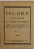 Śpiewnik popularny Gwoździowskiego, zeszyt 1