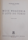 Moje wrażenia z lotu do Tokio , 1938 r.
