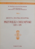 Przywilej Chełmiński 1233 i 1251