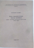Prasa demokratyczna wielkiej emigracji. Dzieje i główne koncepcje polityczne (1832-1863)