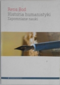 Historia humanistyki. Zapomniane nauki