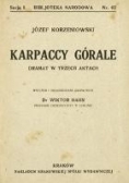 Karpaccy górale, 1923 r.