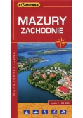 Mazury Zachodnie mapa turystyczna 1:50 000