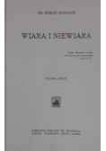 Wiara i niewiara, 1930 r.