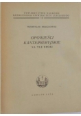 Opowieści kanterberyjskie na tle epoki
