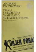Prasa codzienna Warszawy w latach 1918-1939