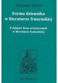 Forma dziennika w literaturze francuskiej