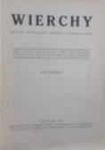 Wierchy rocznik dziewiąty, 1931 r.