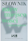 Słownik nazw miejscowości i mieszkańców