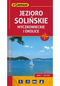Jezioro Solińskie Myczkowieckie i okolice mapa turystyczna 1:25 000