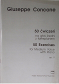 50 ćwiczeń na głos średni z fortepianem