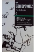 Lekcje literatury z Jerzym Jarzębskim i Andrzejem Zawadzkim-  Ferdydurke