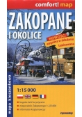 Zakopane i okolice mapa kieszonkowa 1:15 000