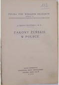 Zakony żeńskie w Polsce, 1935