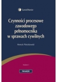 Czynności procesowe zawodowego pełnomocnika w sprawach cywilnych