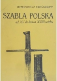 Szabla polska od XV do końca XVIII wieku