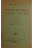 Nauka pisowni we wzorach i ćwiczeniach, 1937 r.