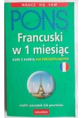 Braun Anne - Pons Francuski w 1 miesiąc + CD