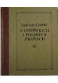 O litewskich i polskich prawach, Tom I 1801r.