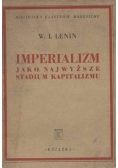 Imperializm jako najwyższe studium  kapitalizmu