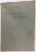 Propedeutyka mesjaniczna. 1934 r.