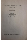 Historia powszechna XIV-XV wieku