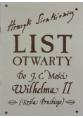 List otwarty do J.C.Mości Wilhelma II
