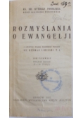 Rozmyślania o ewangelii, 1926r.