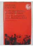 Towarzystwo Warszawskie: Listy do przyjaciółki przez baronową XYZ