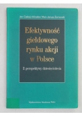 Efektywność giełdowego rynku akcji w Polsce