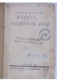 Pacjent Dr. Julji, 1935 r.