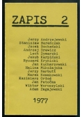 Zapis 2. Poezja-proza-eseje