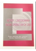 Metody i zastosowania badań operacyjnych 2000