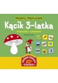 Mądry Maluszek Kącik 3-latka Książeczka z nalepkami
