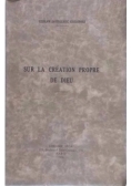 Sur La Creation Propre De Dieu,1936 R.