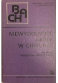 Niedrożność jelit  Niewydolność nerek w chirurgii
