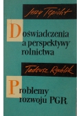Doświadczenia a perspektywy rolnictwa