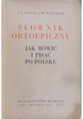 Słownik ortoepiczny. 1937r.