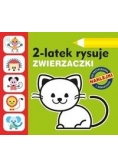 2-latek rysuje Zwierzaczki