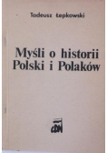 Myśli o historii Polski i Polaków
