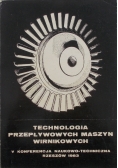 Technologia przepływowych maszyn wirnikowych