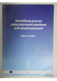 Identyfikacja przyczyn niskiej aktywności zawodowej osób niepełnosprawnych