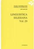 Linguistica Silesiana vol 24, Nowa
