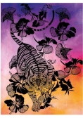 Karnet B6 z kopertą Hibiscus Tiger