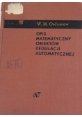 Opis matematyczny obiektów regulacji automatycznej