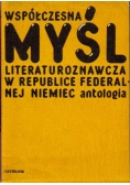 Współczesna myśl literaturoznawcza w republice federalnej Niemiec antologia