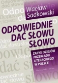 Odpowiednie dać słowu słowo