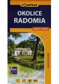 Okolice Radomia mapa turystyczna 1:75 000