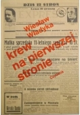 Krew na pierwszej stronie