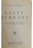 Listy zebrane, 1929 r.